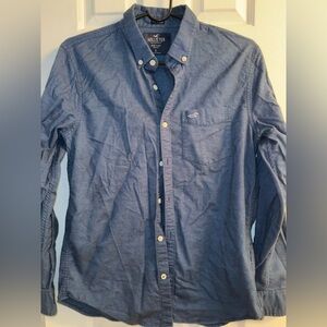 Hollister Men's Blue Shirt‎